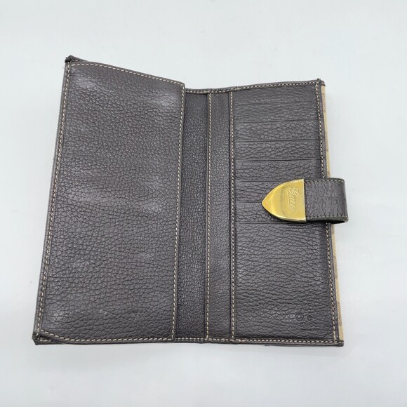 Auth Gucci Gg Crystal Canvas X Leather #198546G61 - Picture 14 of 16